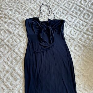 Navy blue dress